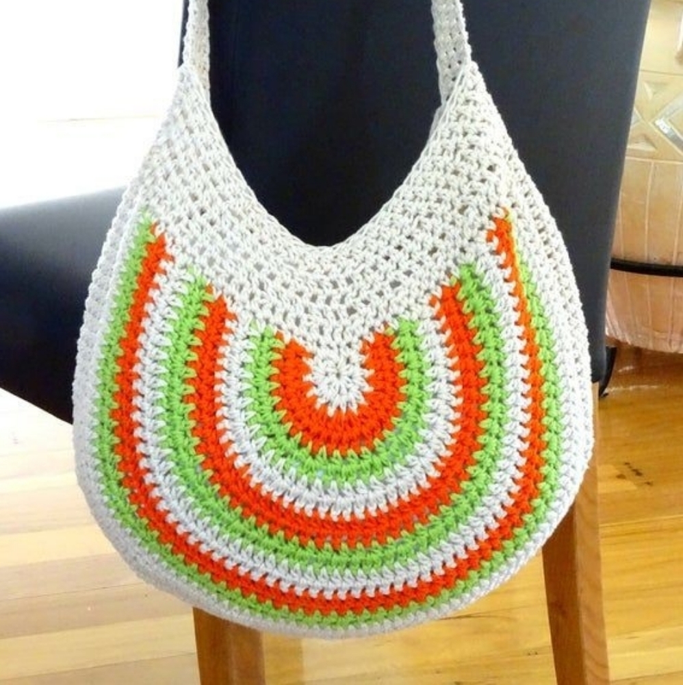 Boho round bag